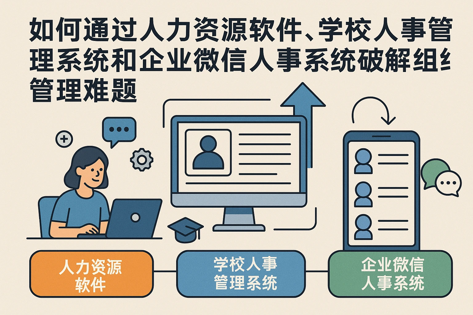 如何通过人力资源软件、学校人事管理系统和企业微信人事系统破解组织管理难题