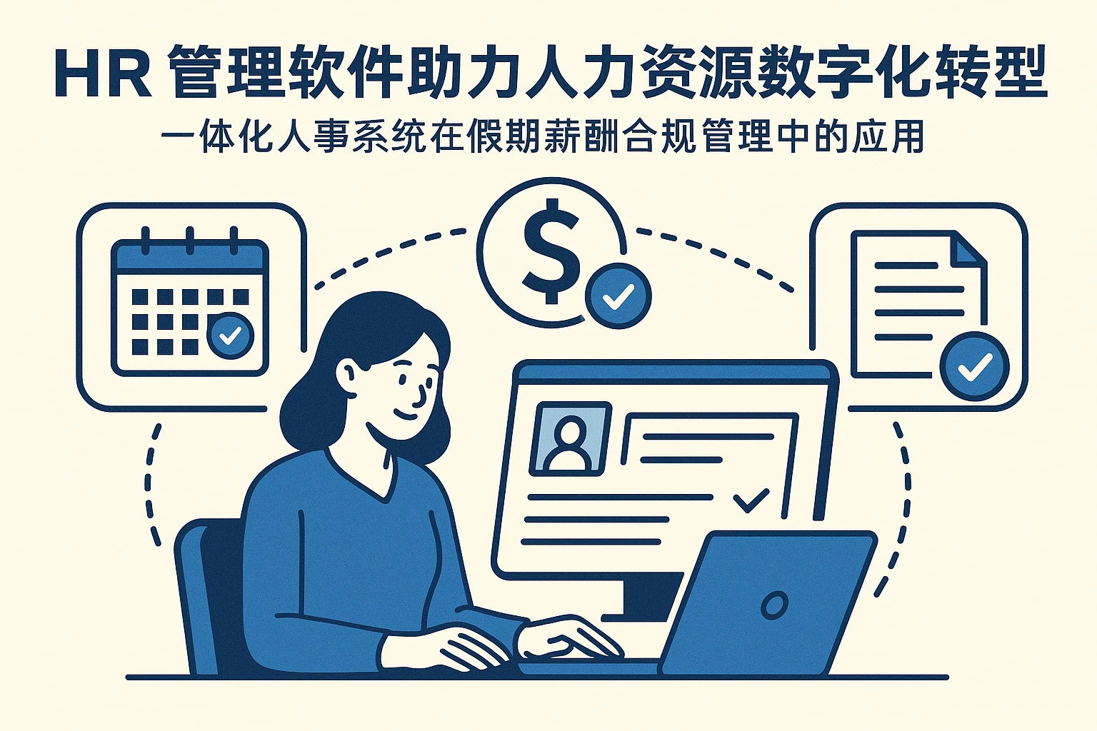 HR管理软件助力人力资源数字化转型:一体化人事系统在假期薪酬合规管理中的应用