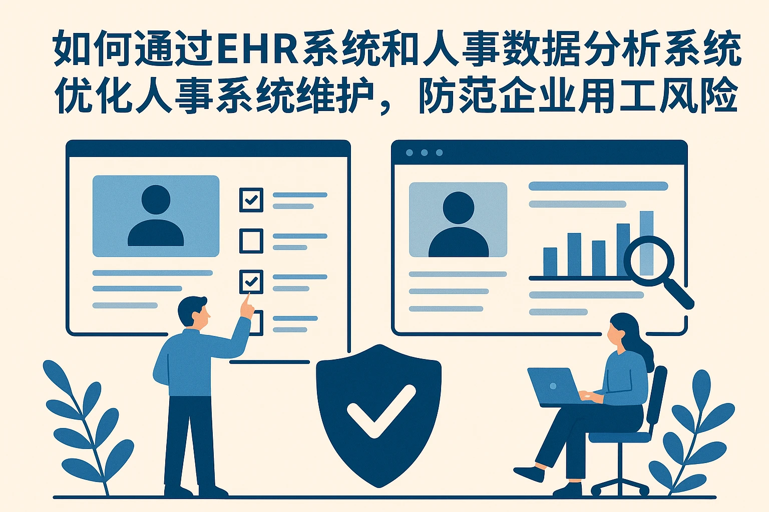如何通过EHR系统和人事数据分析系统优化人事系统维护,防范企业用工风险