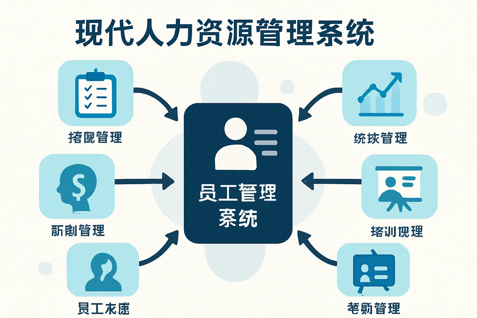 现代人力资源管理系统:六大模块与员工管理系统的深度整合