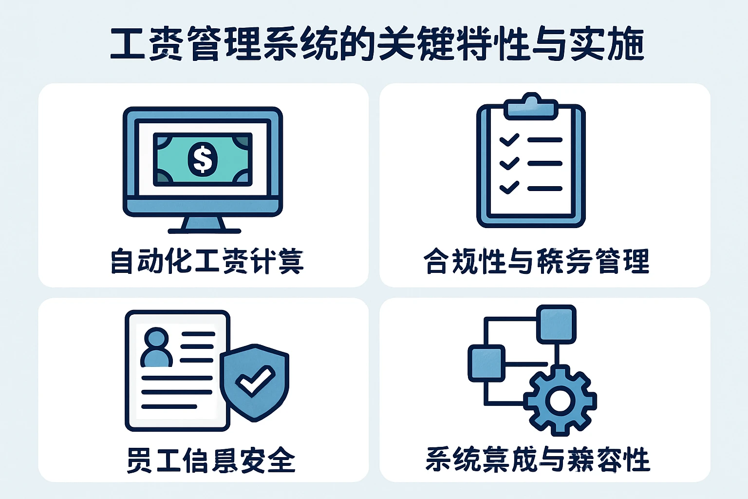 工资管理系统的关键特性与实施要点