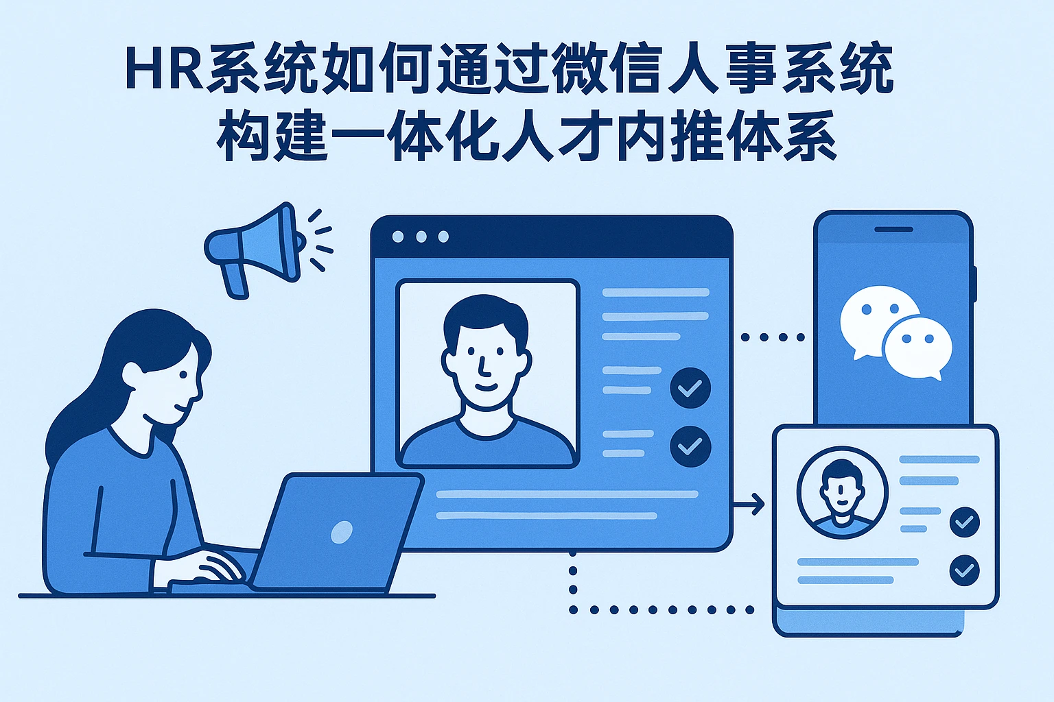 HR系统如何通过微信人事系统构建一体化人才内推体系