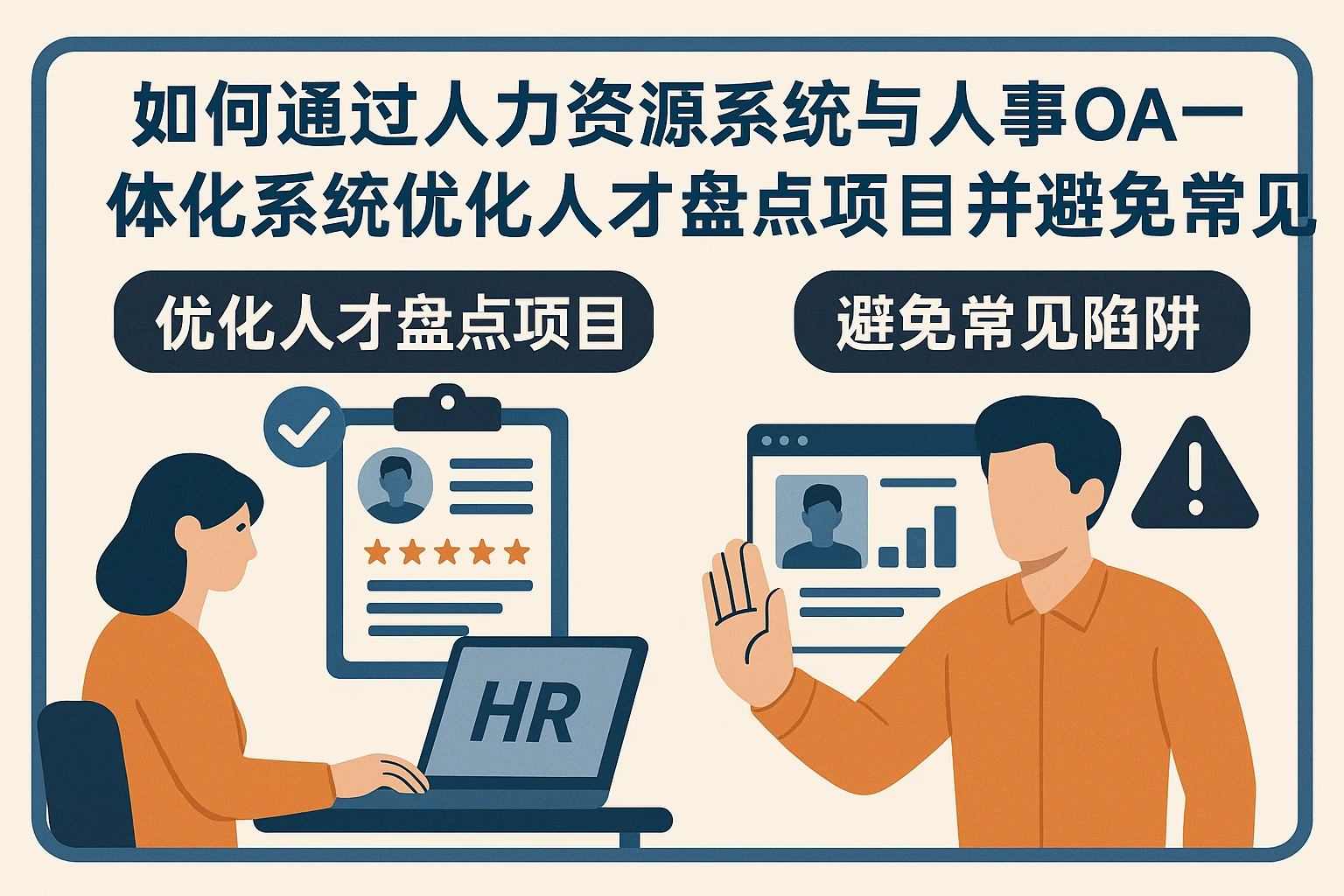 如何通过人力资源系统与人事OA一体化系统优化人才盘点项目并避免常见陷阱