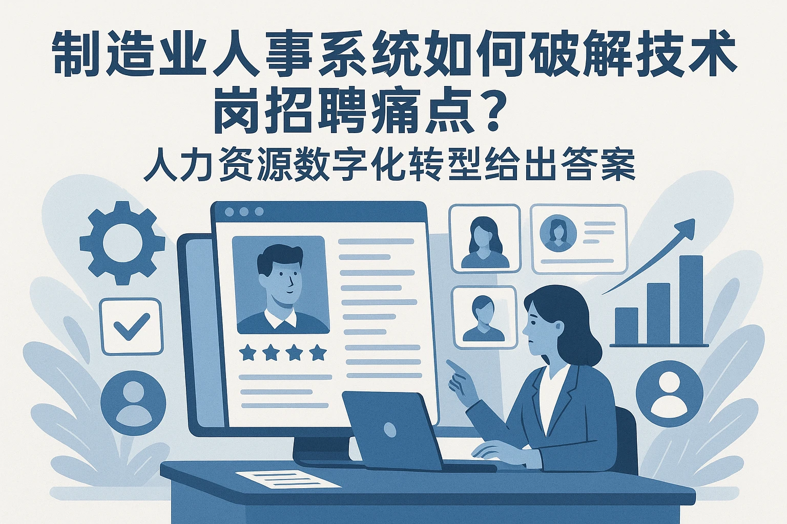 制造业人事系统如何破解技术岗招聘痛点?人力资源数字化转型给出答案