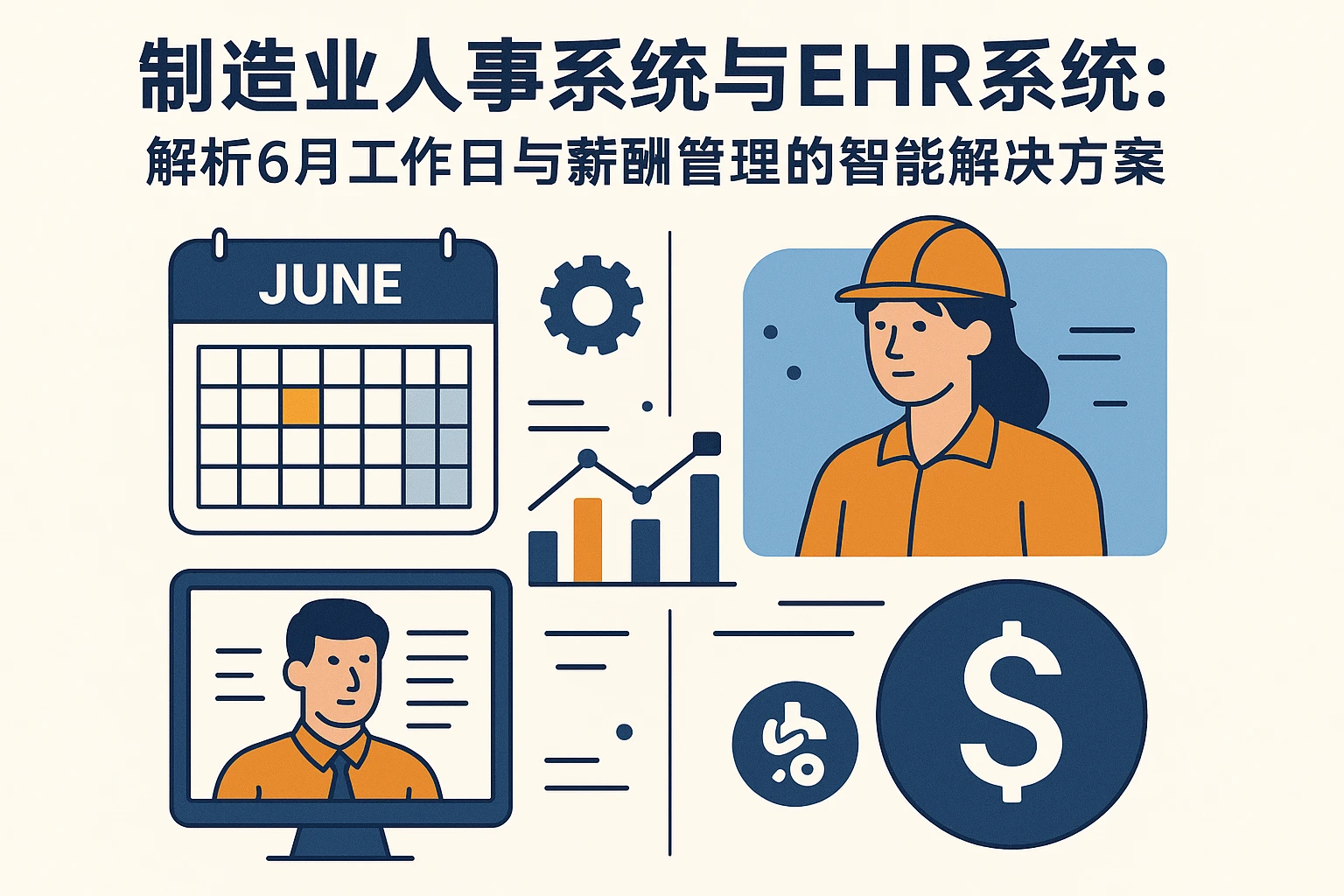 制造业人事系统与EHR系统:解析6月工作日与薪酬管理的智能解决方案