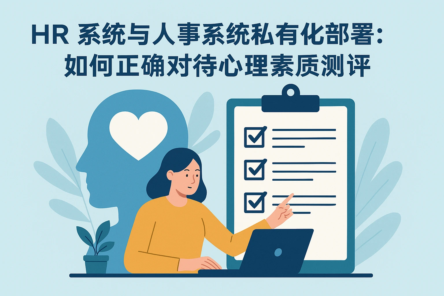 HR系统与人事系统私有化部署:如何正确对待心理素质测评