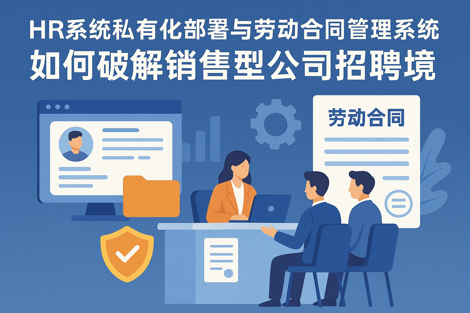 HR系统私有化部署与劳动合同管理系统如何破解销售型公司招聘困境