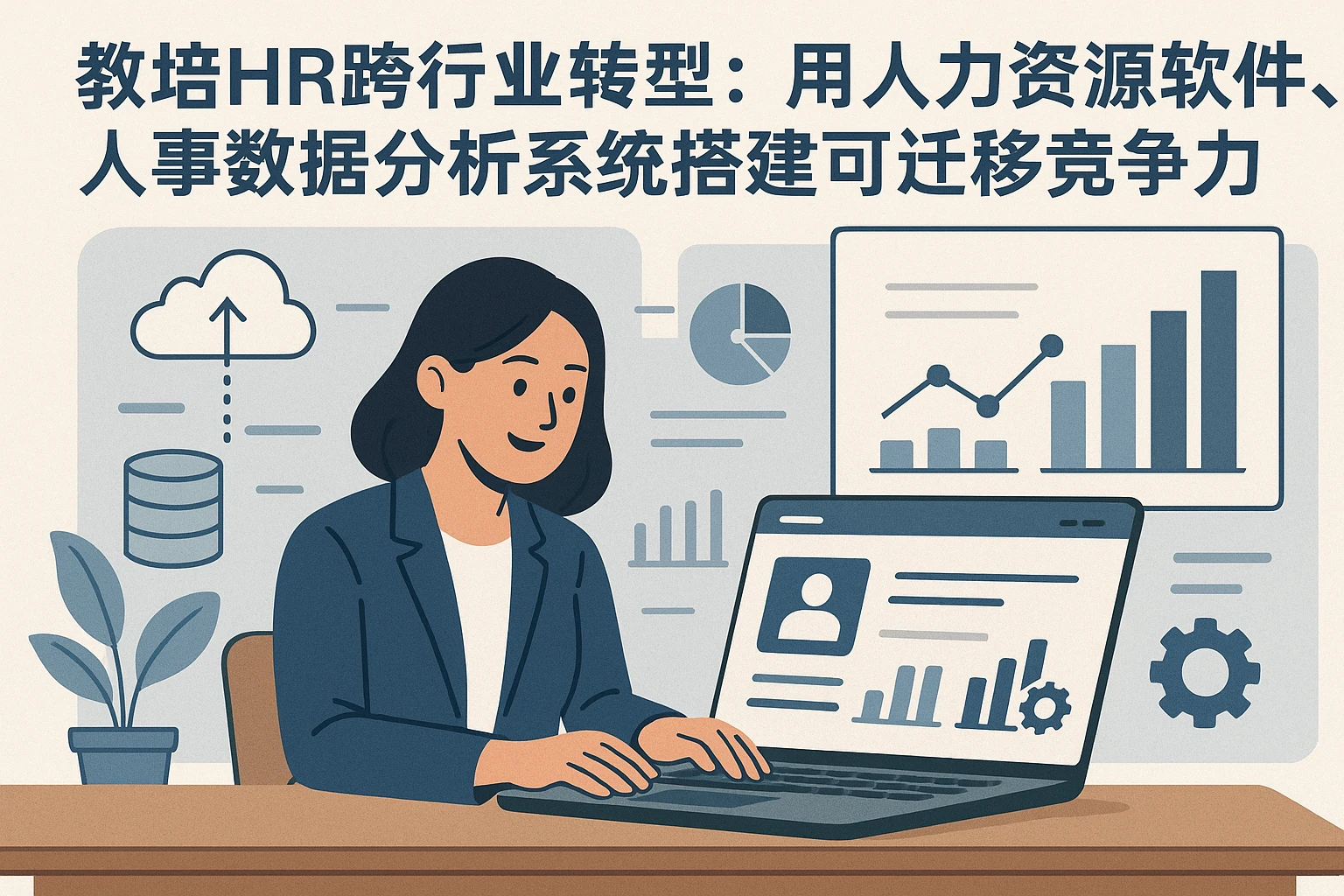 教培HR跨行业转型：用人力资源软件、人事数据分析系统搭建可迁移竞争力