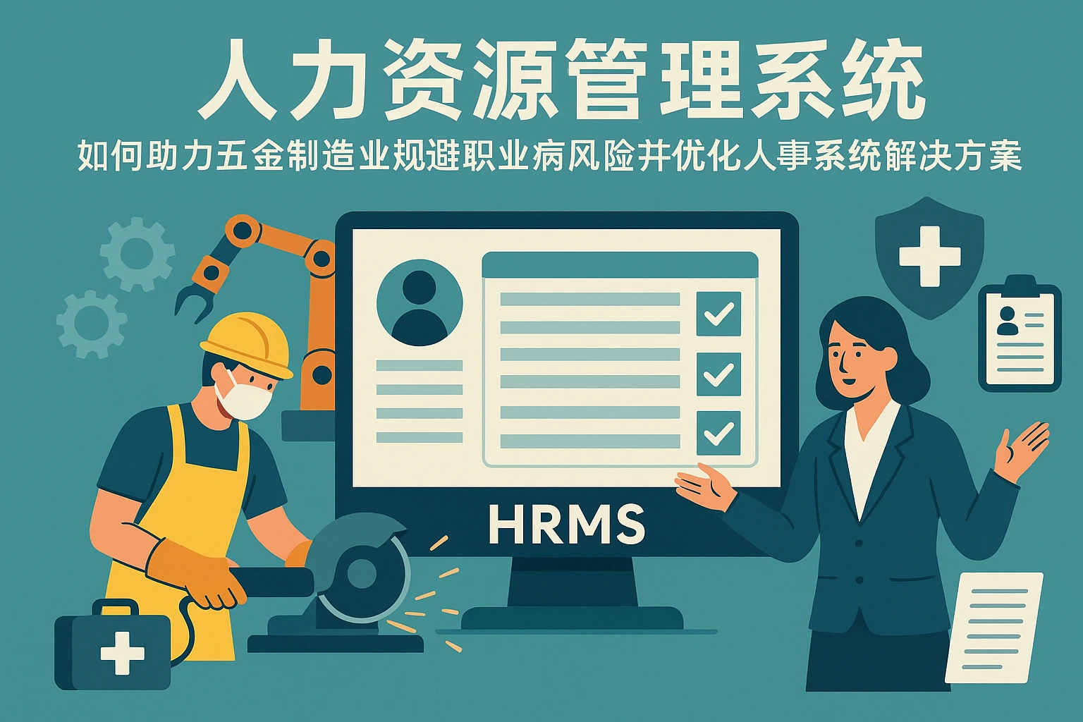 人力资源管理系统如何助力五金制造业规避职业病风险并优化人事系统解决方案