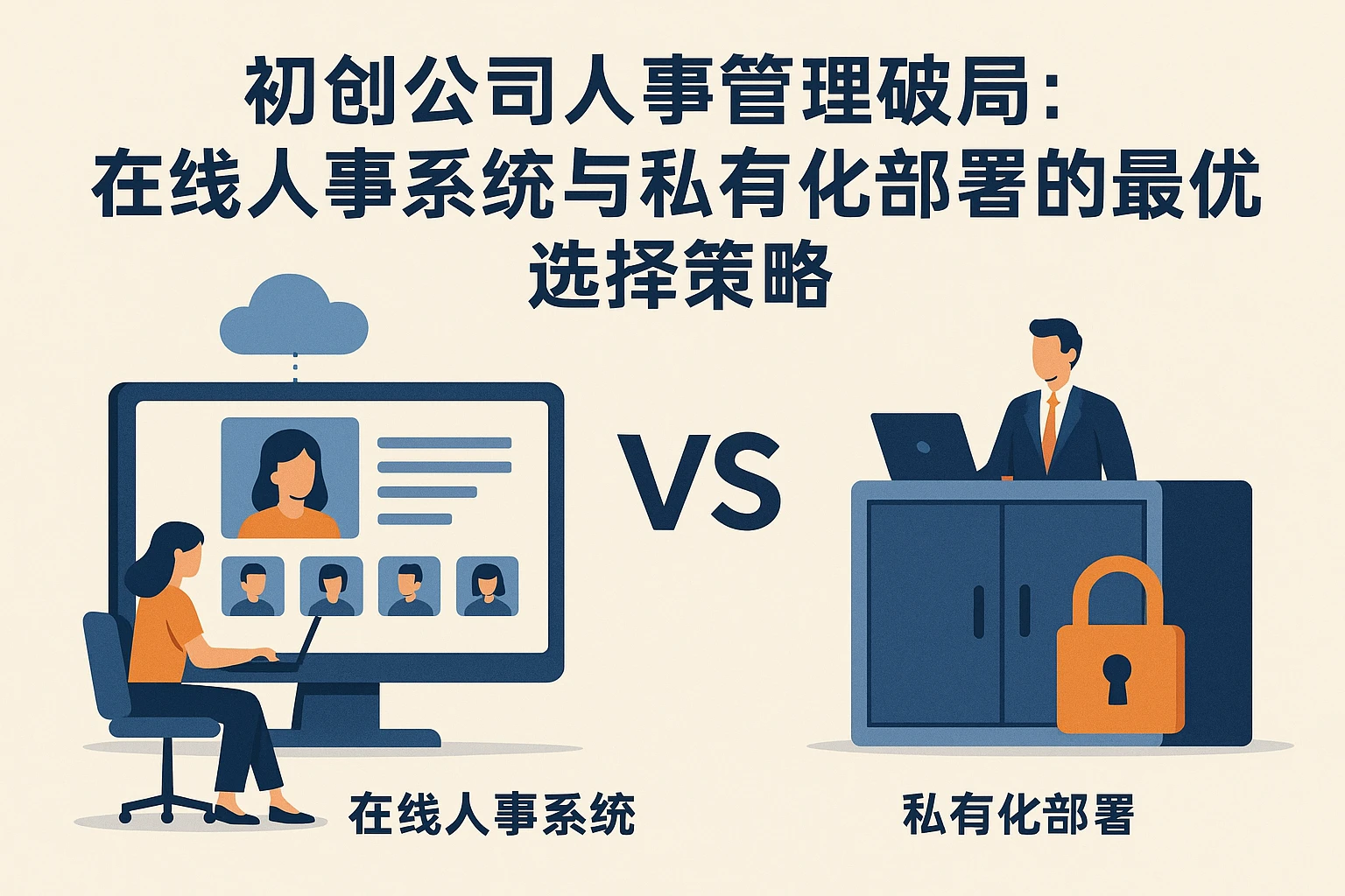 初创公司人事管理破局：在线人事系统与私有化部署的最优选择策略
