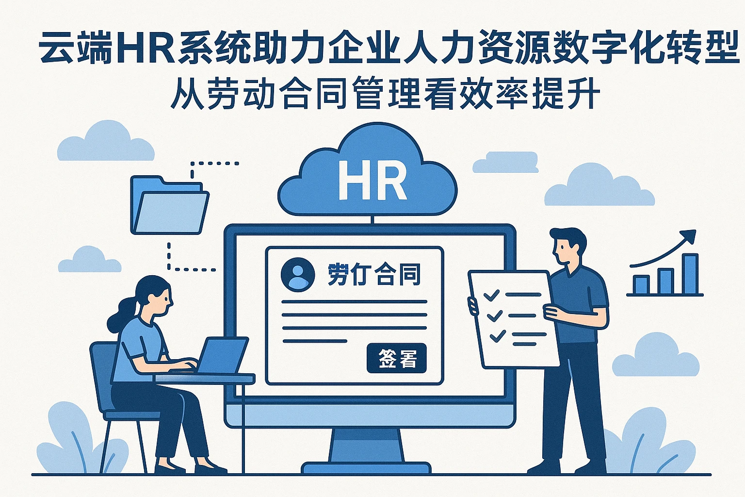 云端HR系统助力企业人力资源数字化转型:从劳动合同管理看效率提升