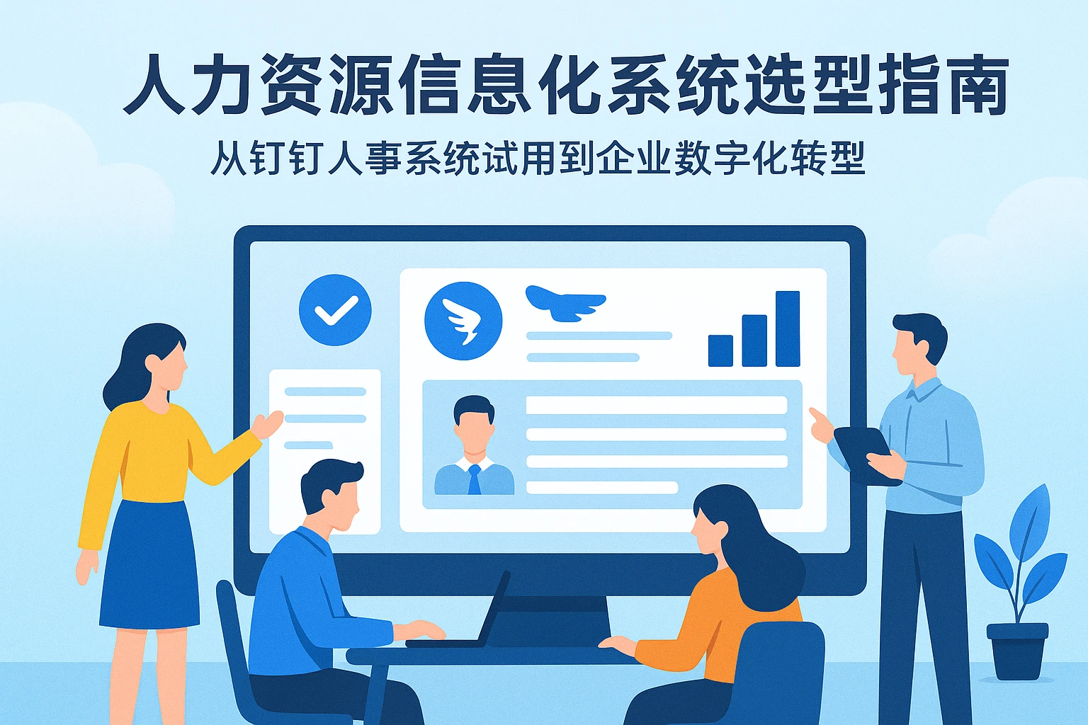 人力资源信息化系统选型指南：从钉钉人事系统试用到企业数字化转型