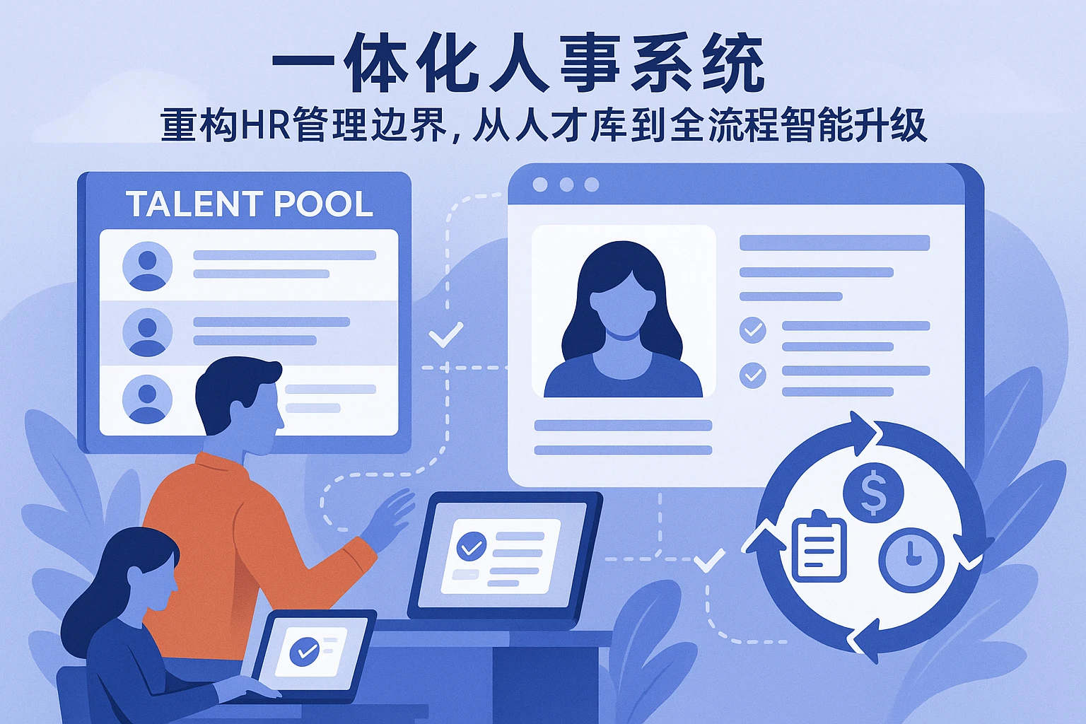 一体化人事系统：重构HR管理边界，从人才库到全流程的智能升级