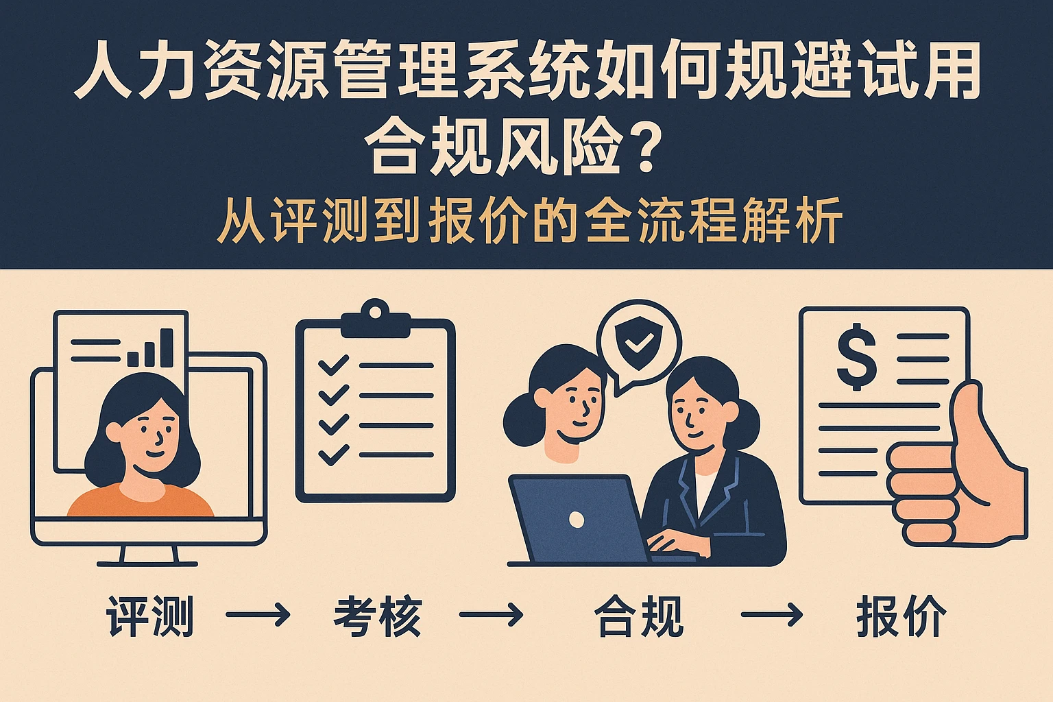人力资源管理系统如何规避试用期合规风险？从评测到报价的全流程解析