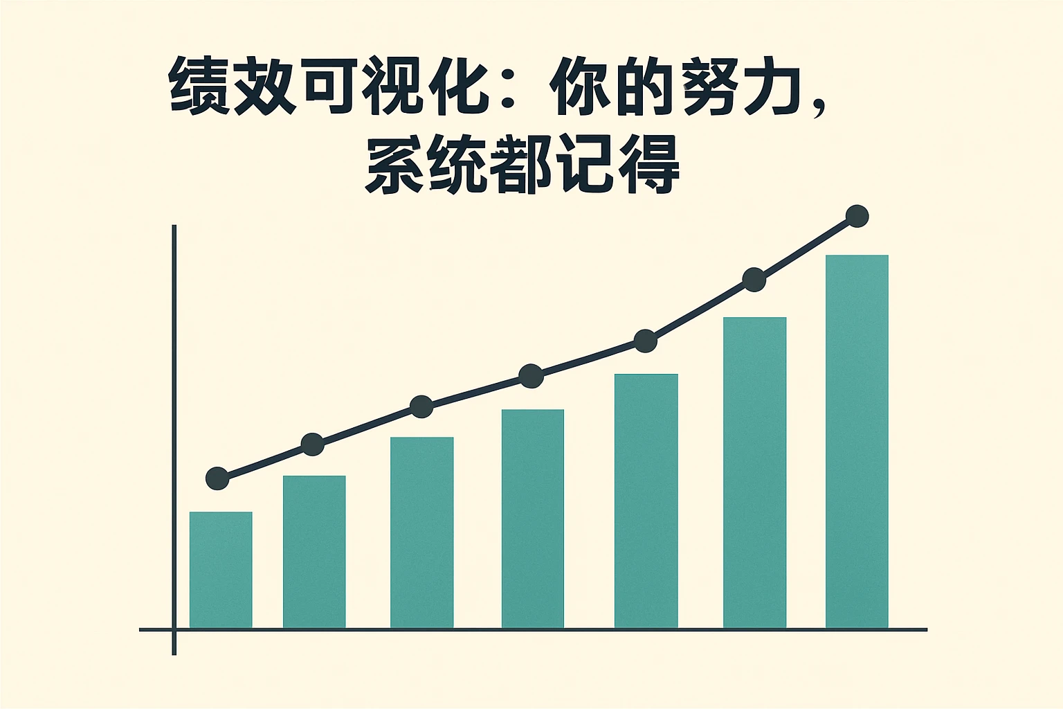 2. 绩效可视化:你的努力,系统都记得