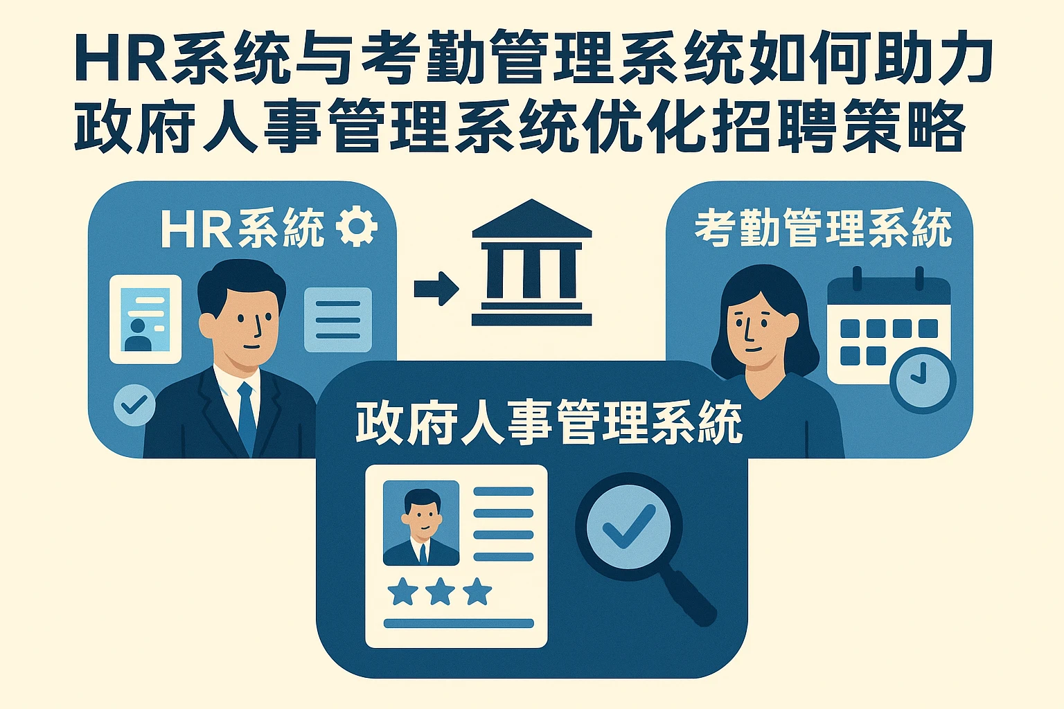 HR系统与考勤管理系统如何助力政府人事管理系统优化招聘策略