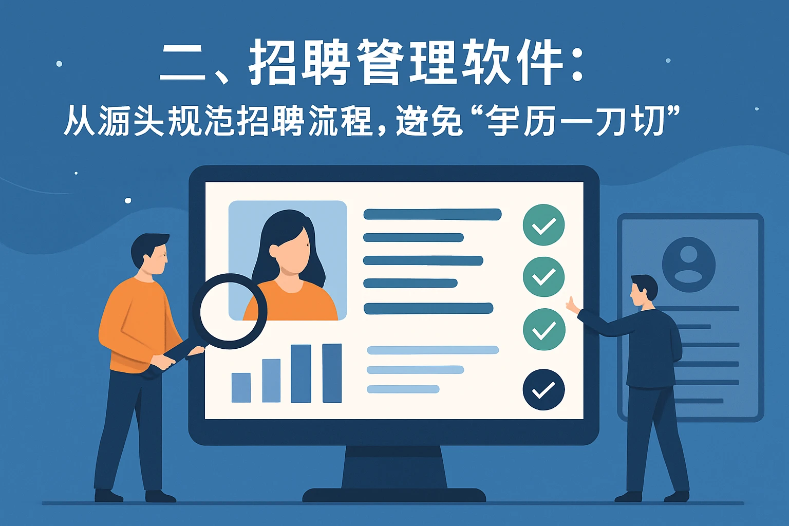 二、招聘管理软件：从源头规范招聘流程，避免“学历一刀切”