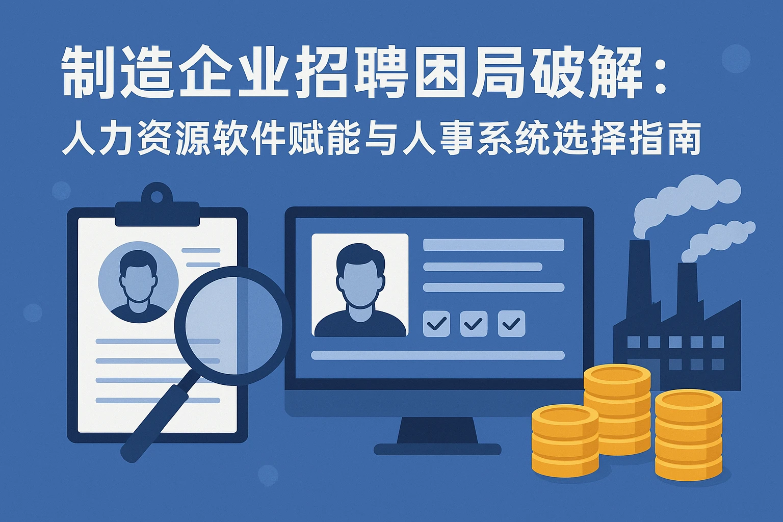 制造企业招聘困局破解:人力资源软件赋能与人事系统选择指南