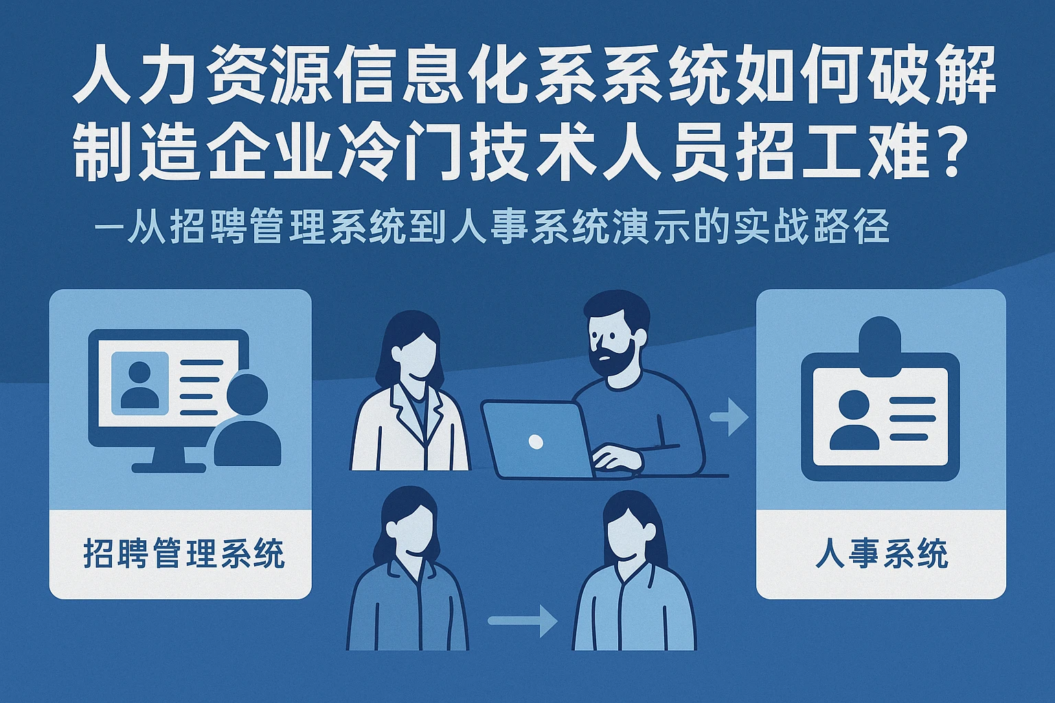 人力资源信息化系统如何破解制造企业冷门技术人员招工难?——从招聘管理系统到人事系统演示的实战路径