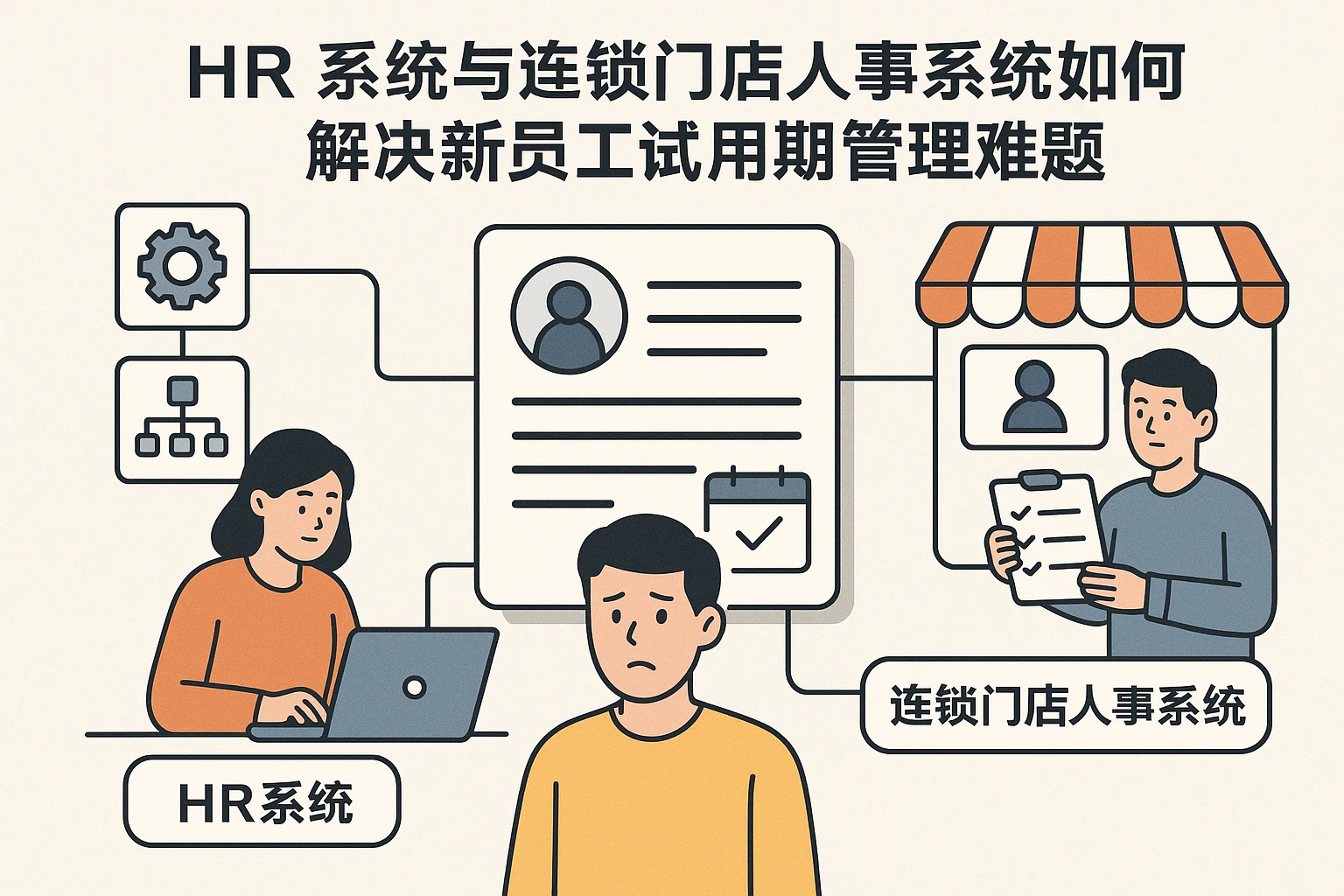 HR系统与连锁门店人事系统如何解决新员工试用期管理难题