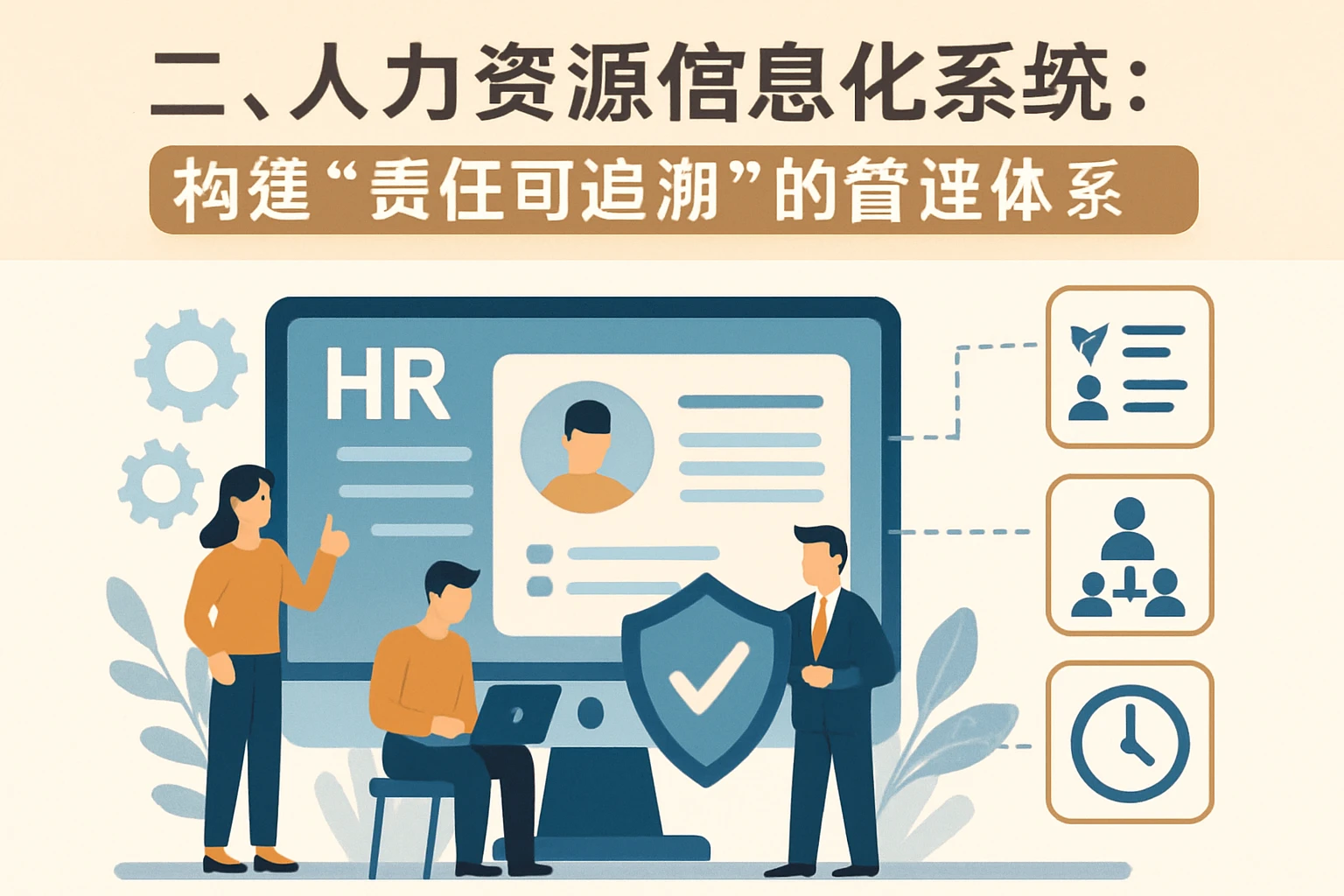 二、人力资源信息化系统：构建“责任可追溯”的管理体系