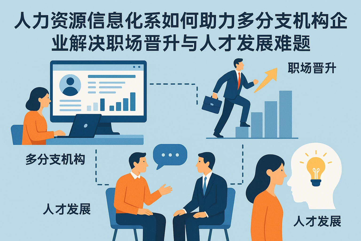 人力资源信息化系统如何助力多分支机构企业解决职场晋升与人才发展难题