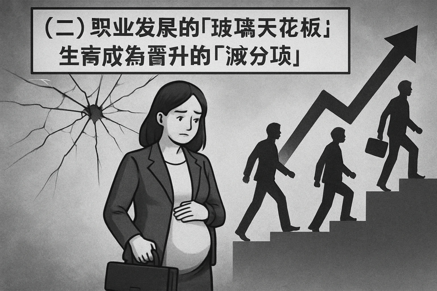 (二)职业发展的“玻璃天花板”:生育成为晋升的“减分项”