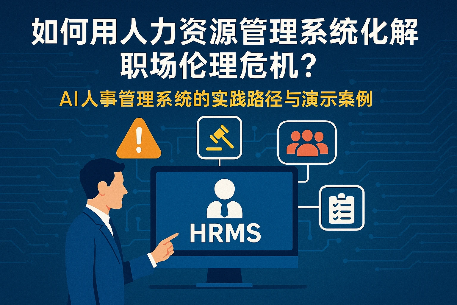 如何用人力资源管理系统化解职场伦理危机?AI人事管理系统的实践路径与演示案例