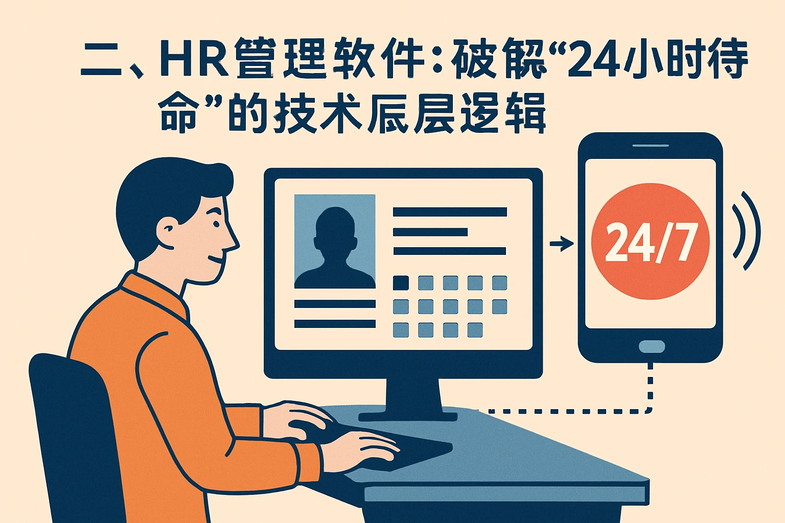 二、HR管理软件:破解“24小时待命”的技术底层逻辑