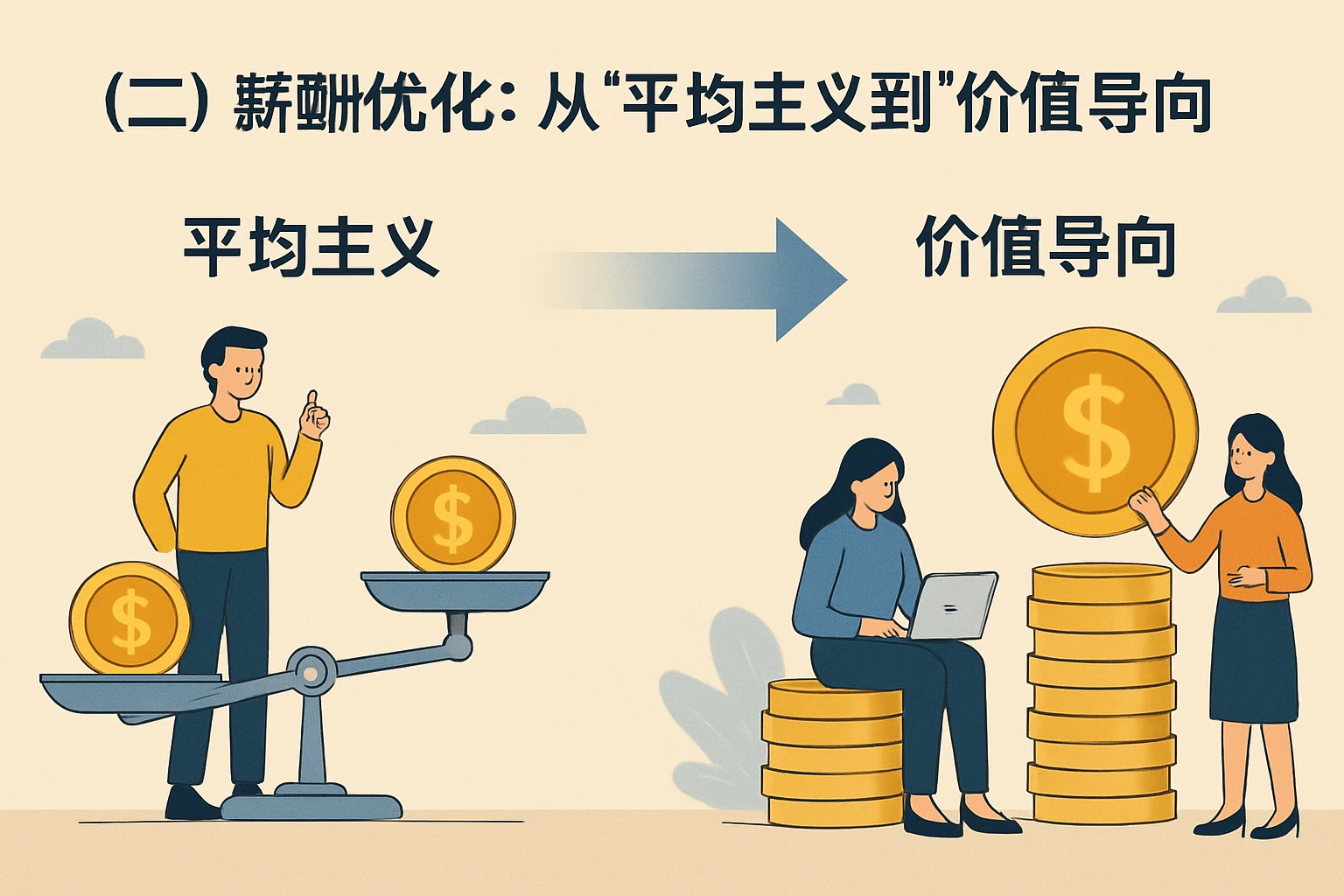 (二)薪酬优化:从“平均主义”到“价值导向”