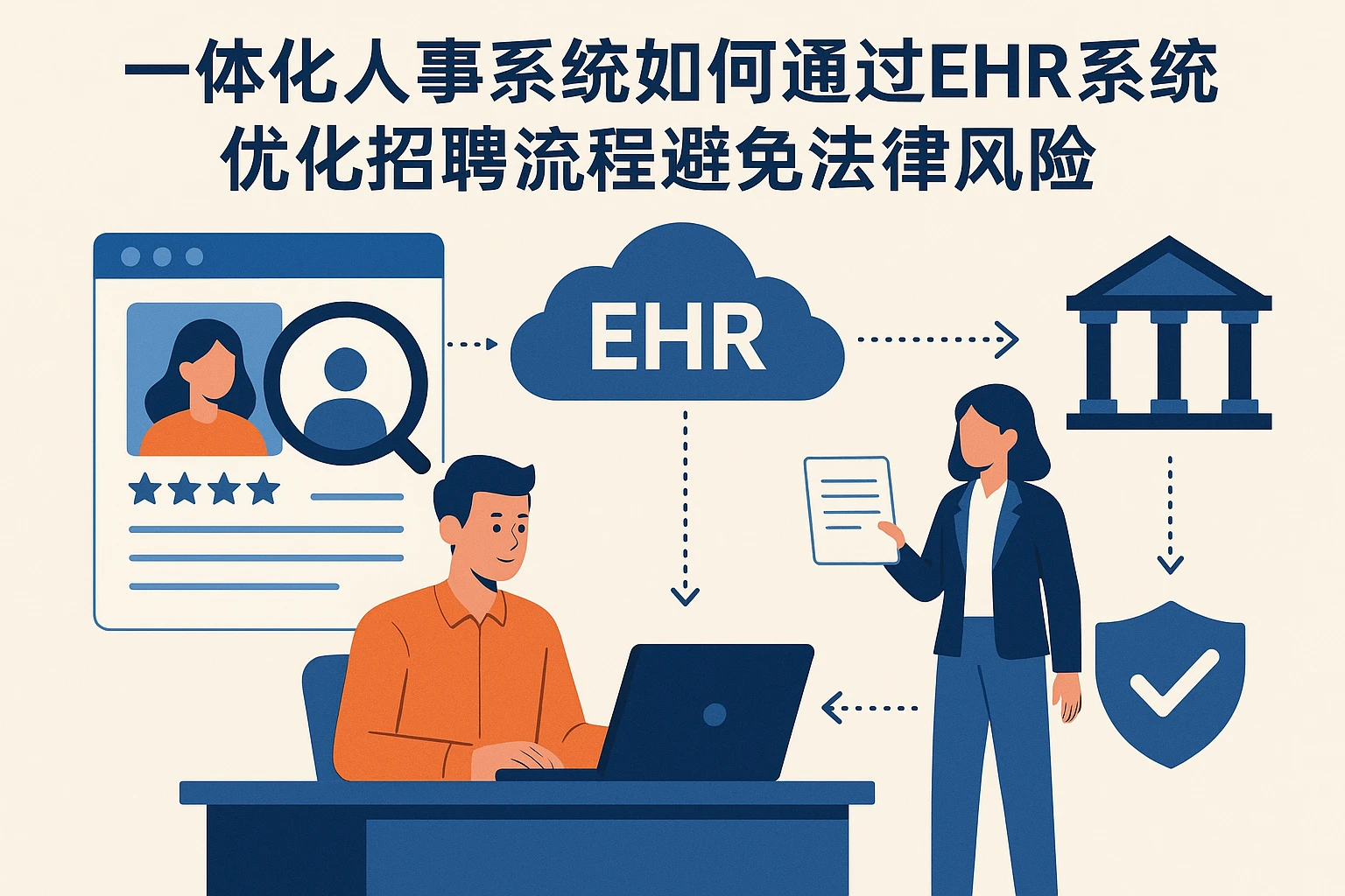 一体化人事系统如何通过EHR系统优化招聘流程避免法律风险