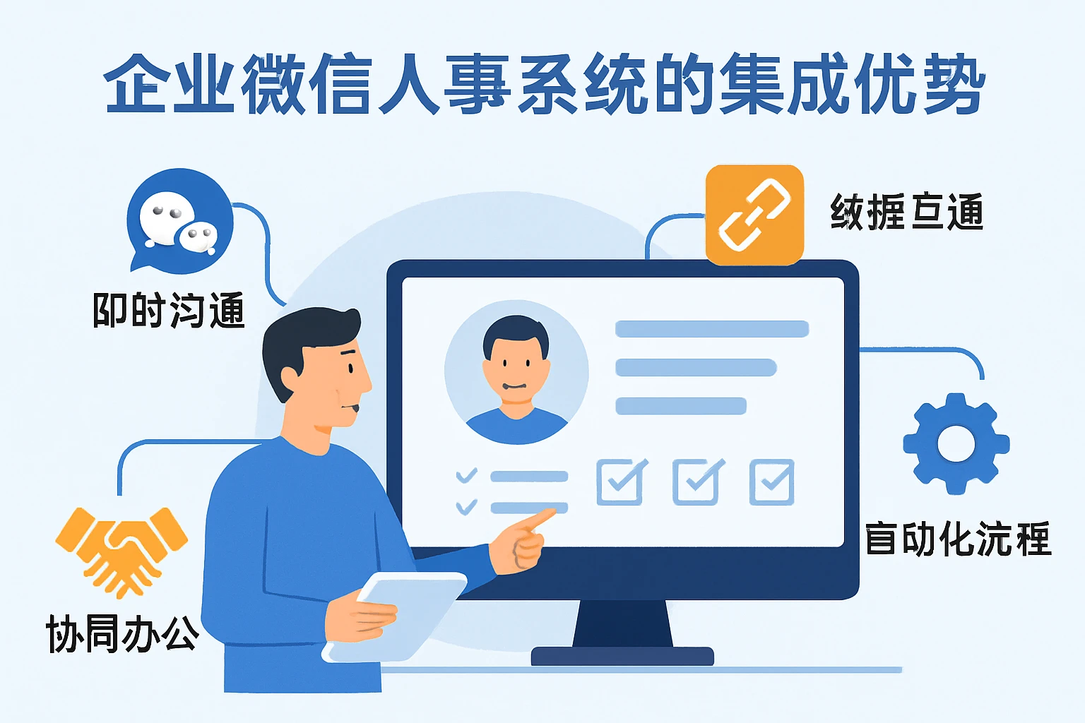 企业微信人事系统的集成优势