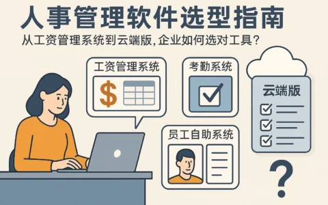 人事管理软件选型指南：从工资管理系统到云端版，企业如何选对工具？
