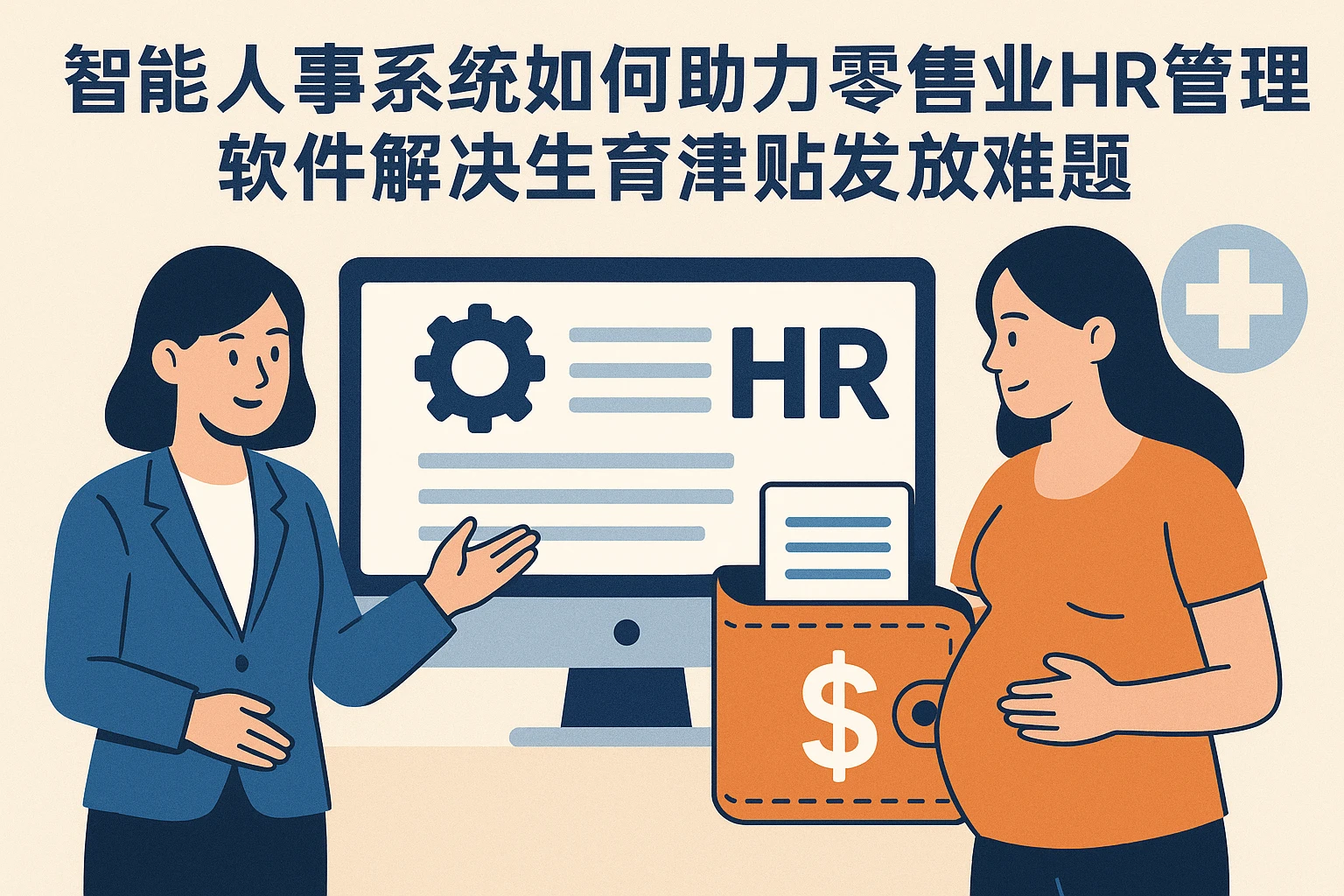 智能人事系统如何助力零售业HR管理软件解决生育津贴发放难题