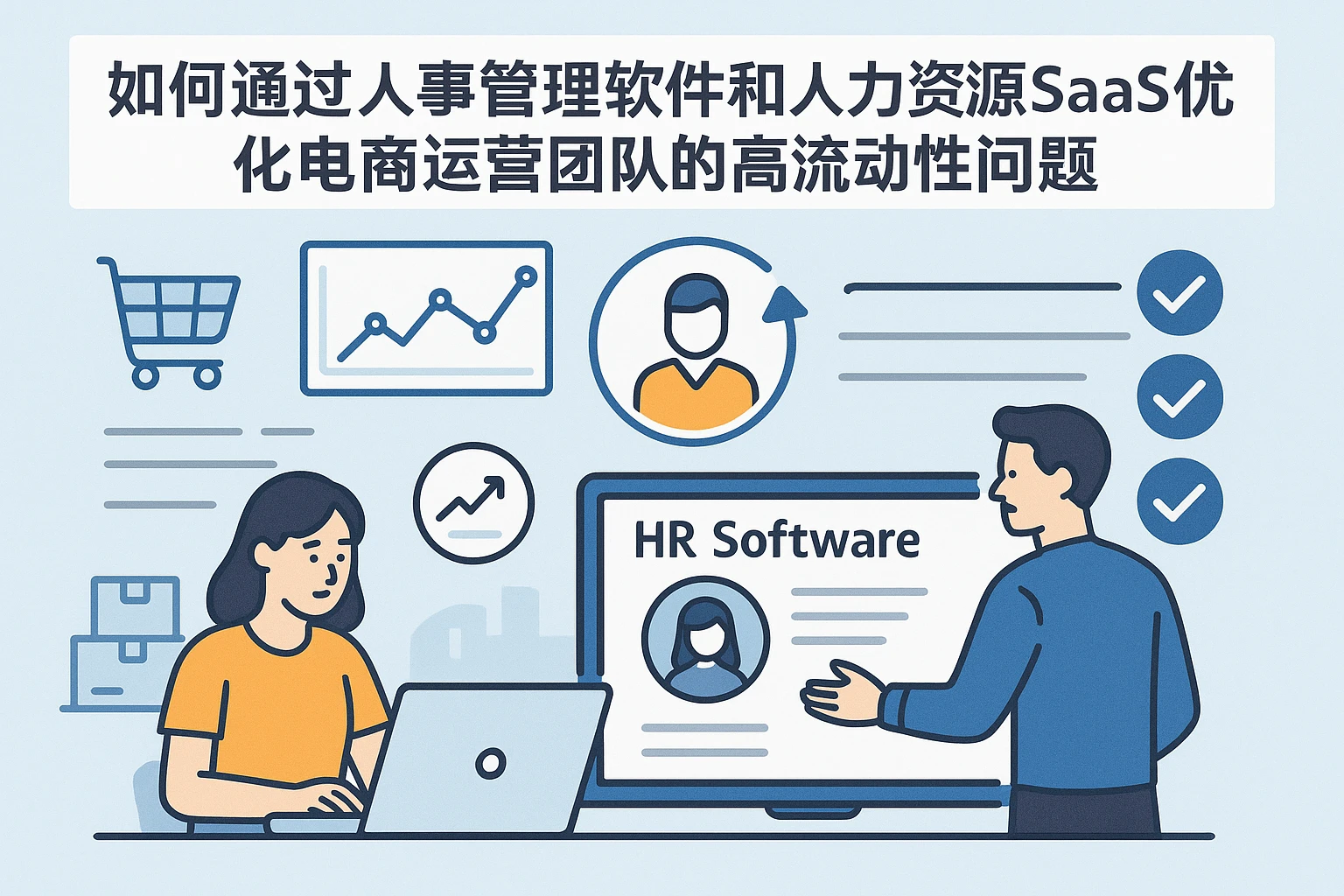 如何通过人事管理软件和人力资源SaaS优化电商运营团队的高流动性问题