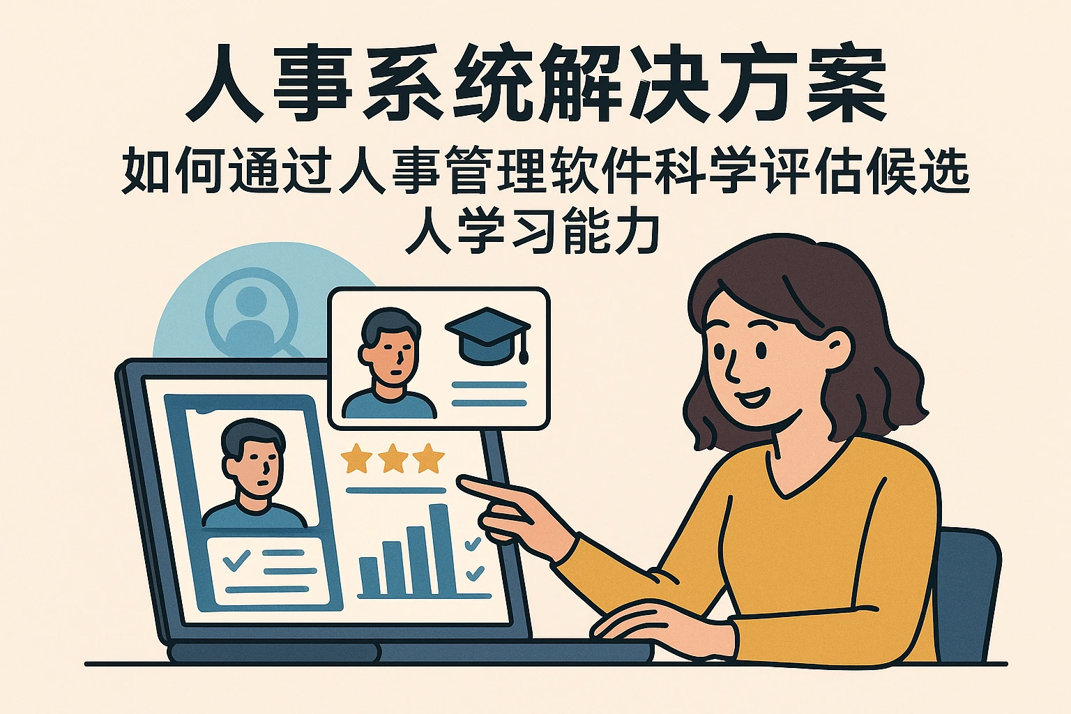 人事系统解决方案:如何通过人事管理软件科学评估候选人学习能力