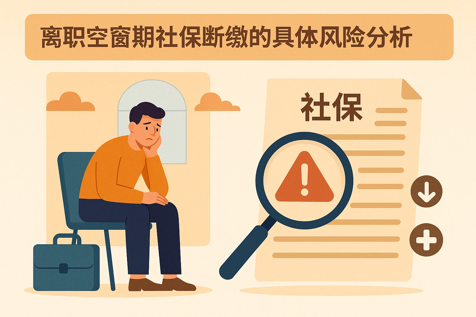 离职空窗期社保断缴的具体风险分析
