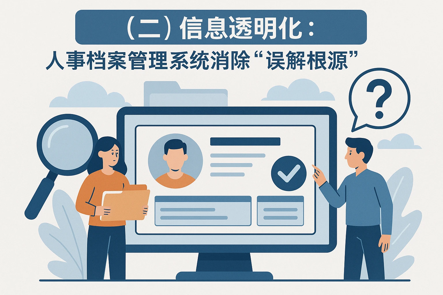 (二)信息透明化:人事档案管理系统消除“误解根源”