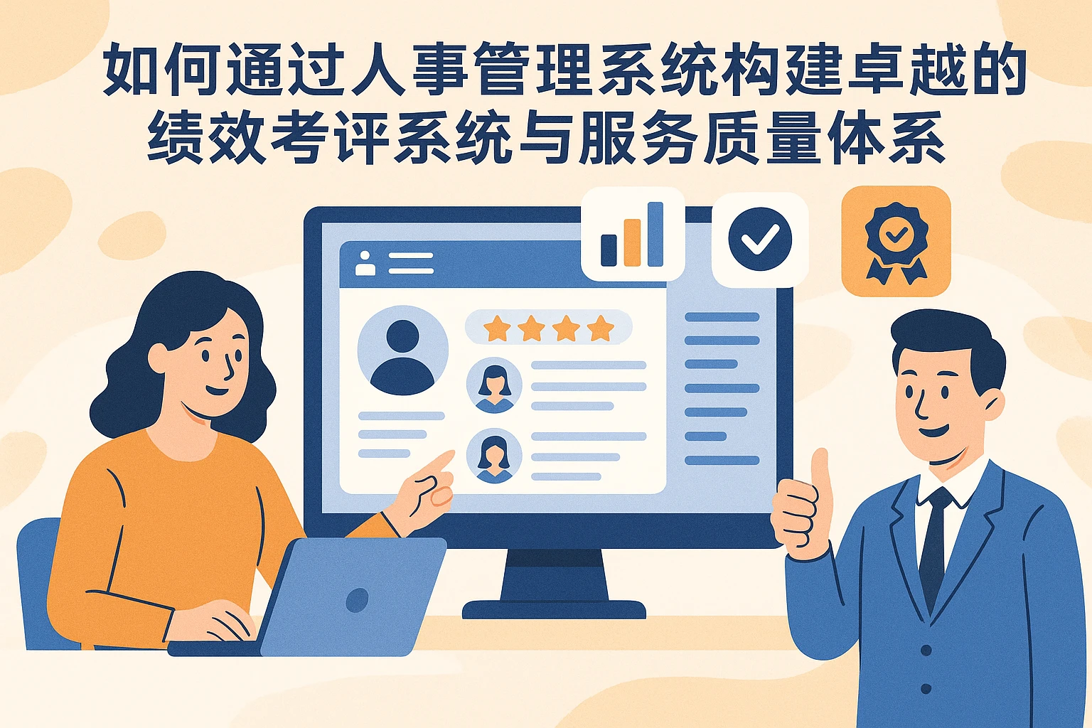如何通过人事管理系统构建卓越的绩效考评系统与服务质量体系