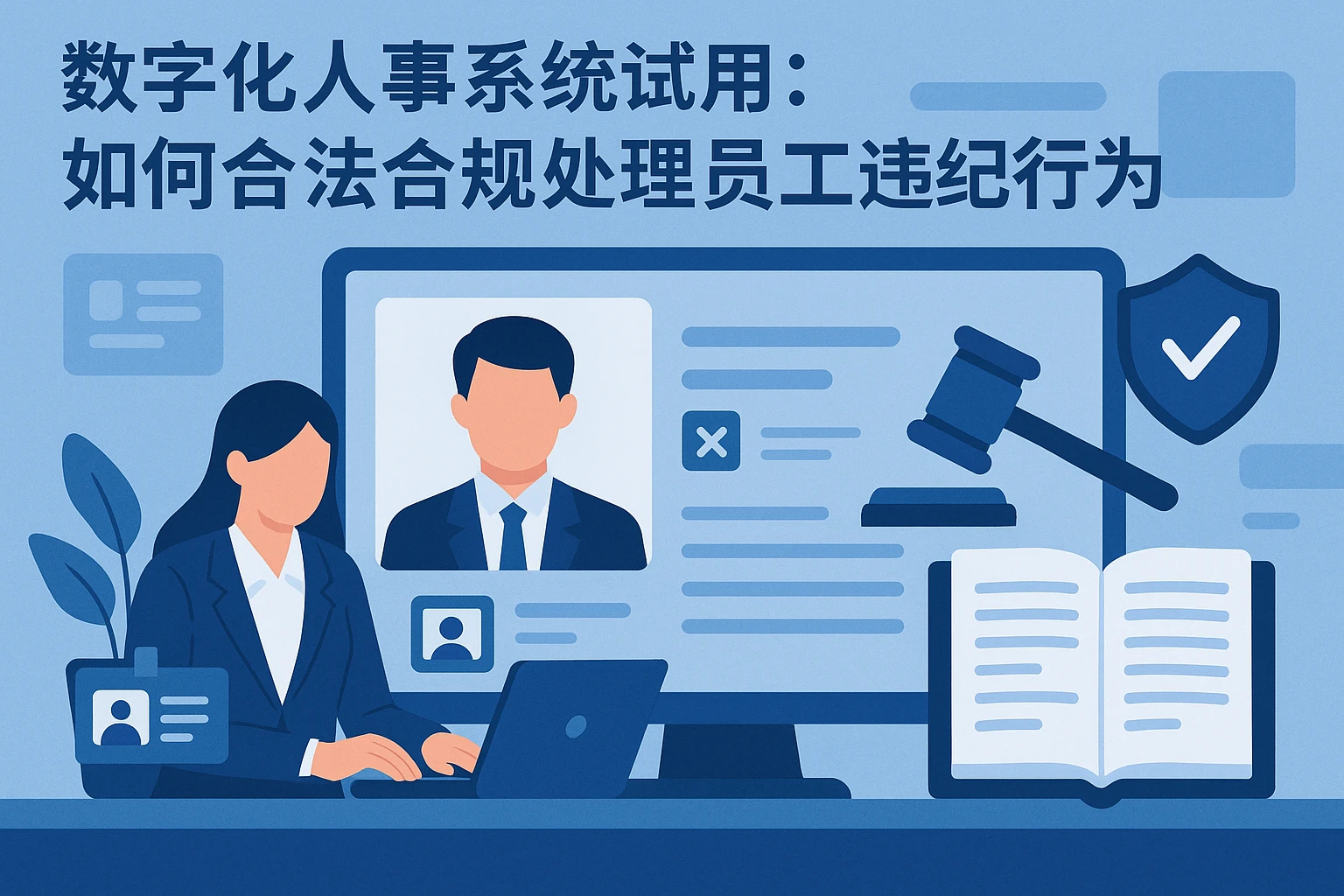 数字化人事系统试用:如何合法合规处理员工违纪行为