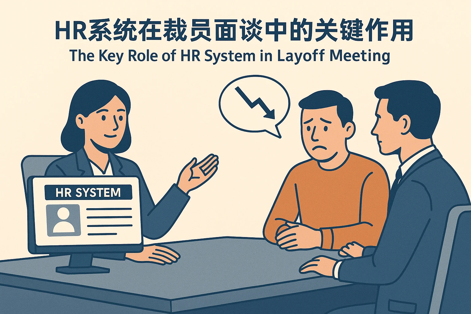 HR系统在裁员面谈中的关键作用