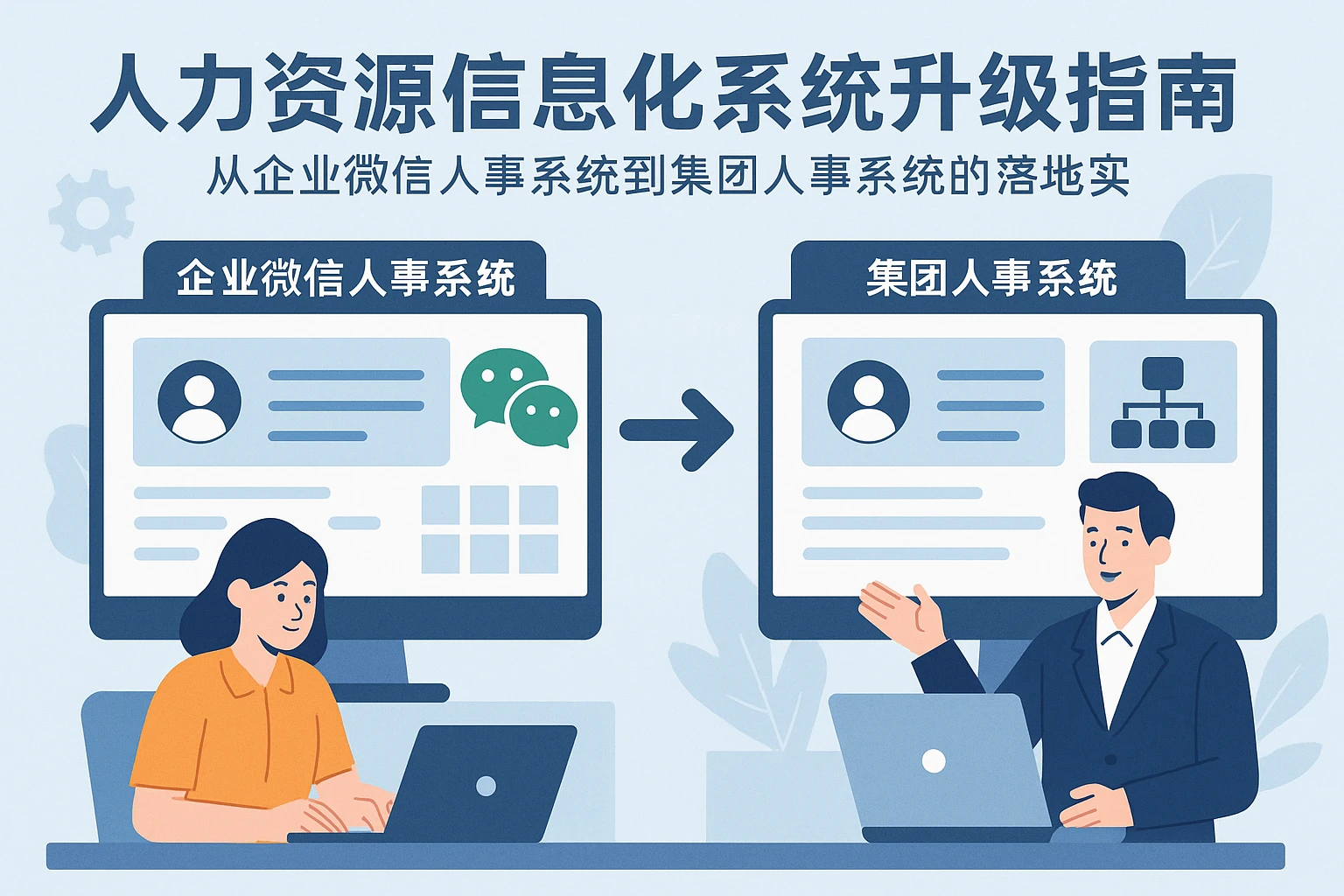 人力资源信息化系统升级指南：从企业微信人事系统到集团人事系统的落地实践
