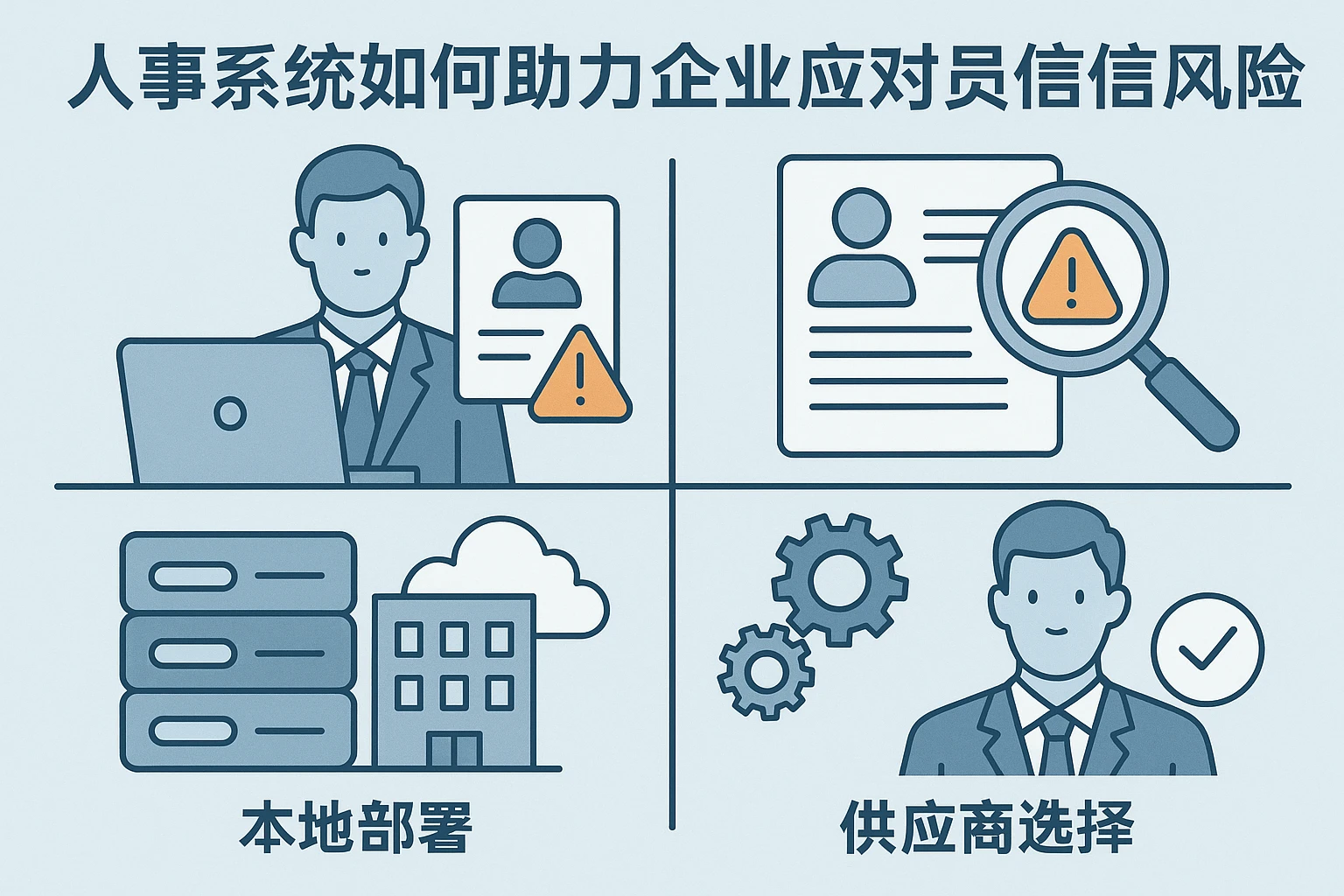 人事系统如何助力企业应对员工诚信风险：从本地部署到供应商选择