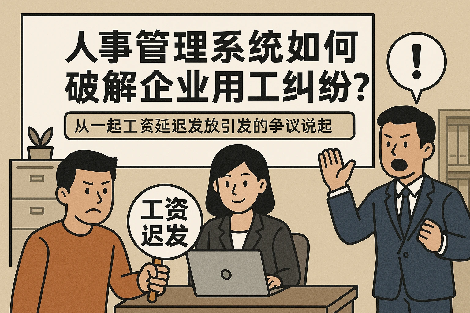 人事管理系统如何破解企业用工纠纷?从一起工资延迟发放引发的争议说起