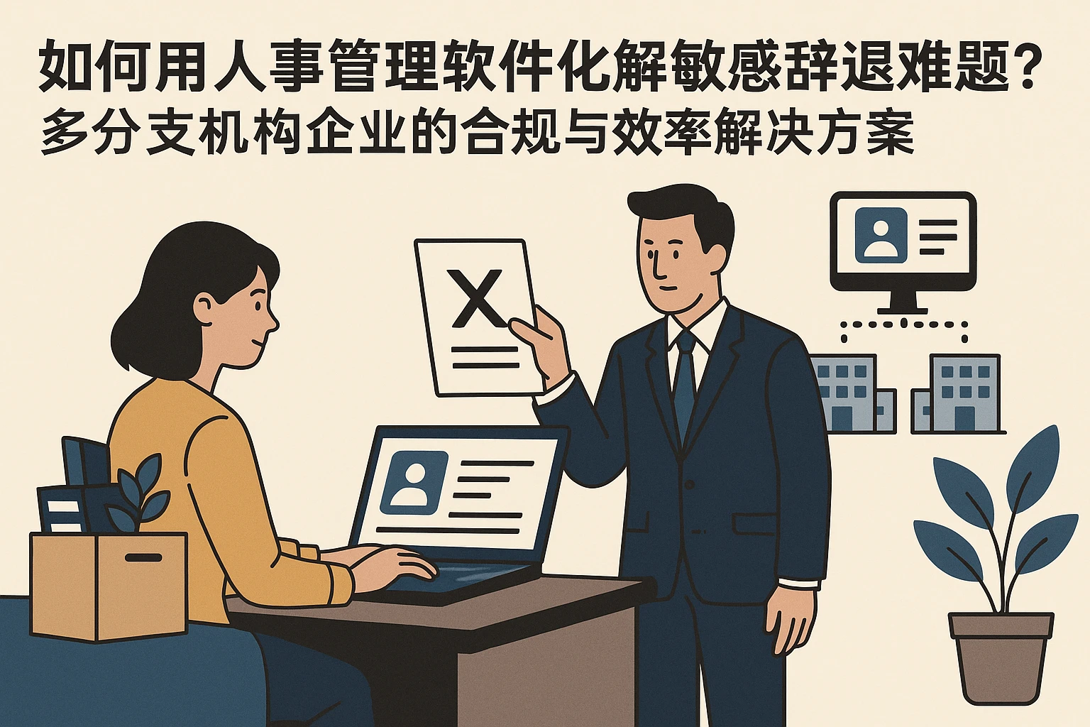 如何用人事管理软件化解敏感辞退难题?多分支机构企业的合规与效率解决方案