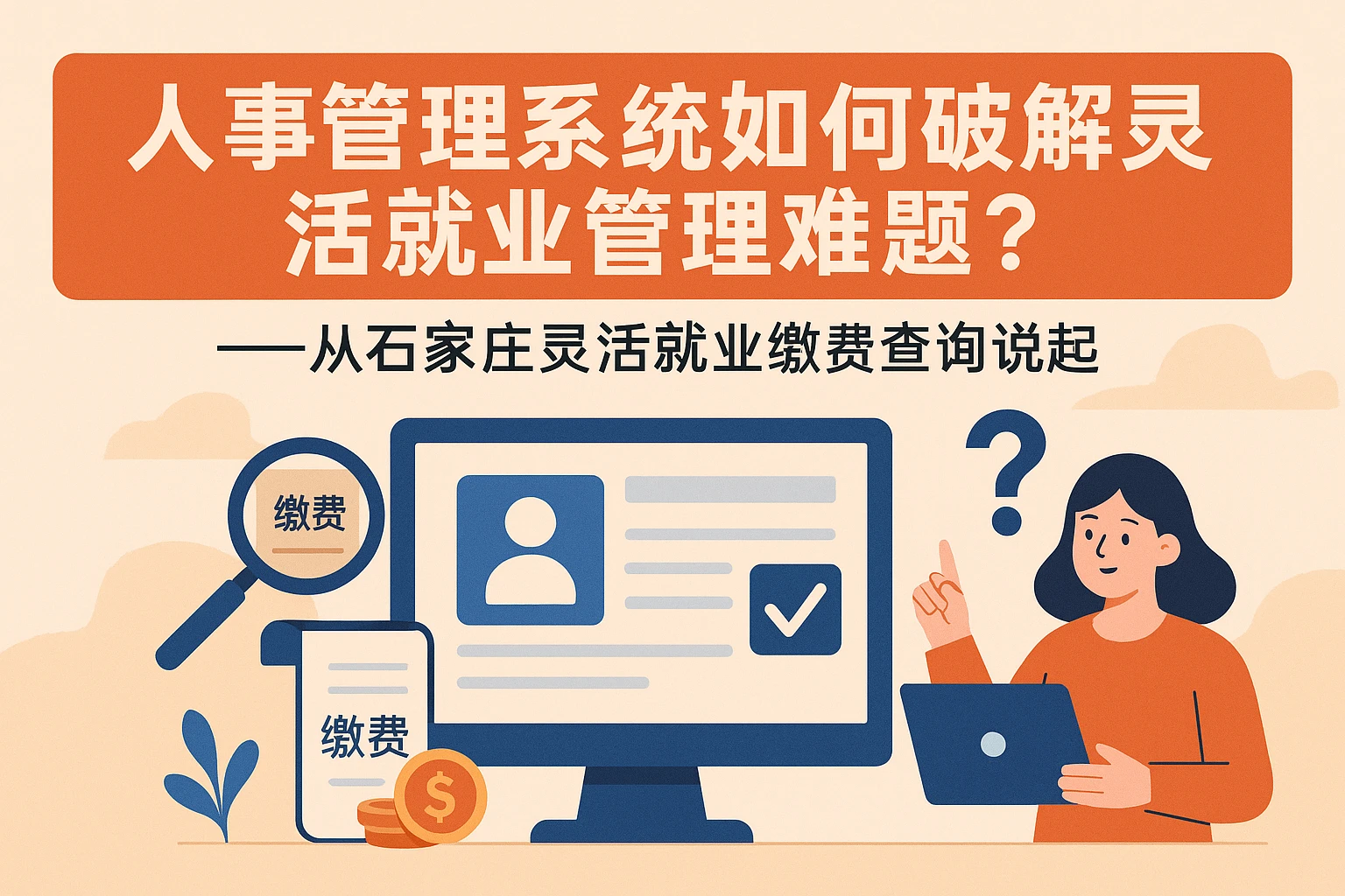 人事管理系统如何破解灵活就业管理难题？——从石家庄灵活就业缴费查询说起
