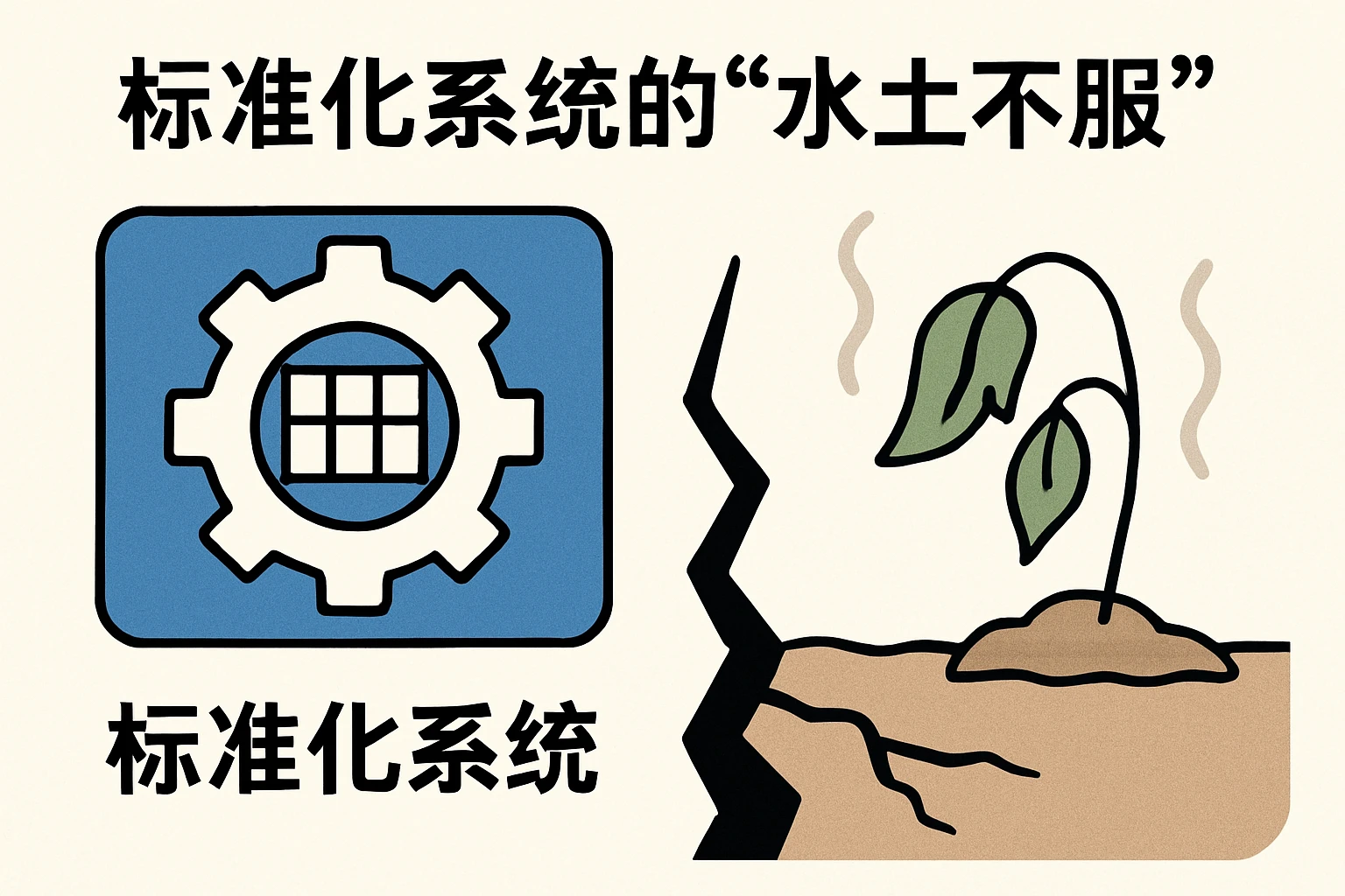1. 标准化系统的“水土不服”