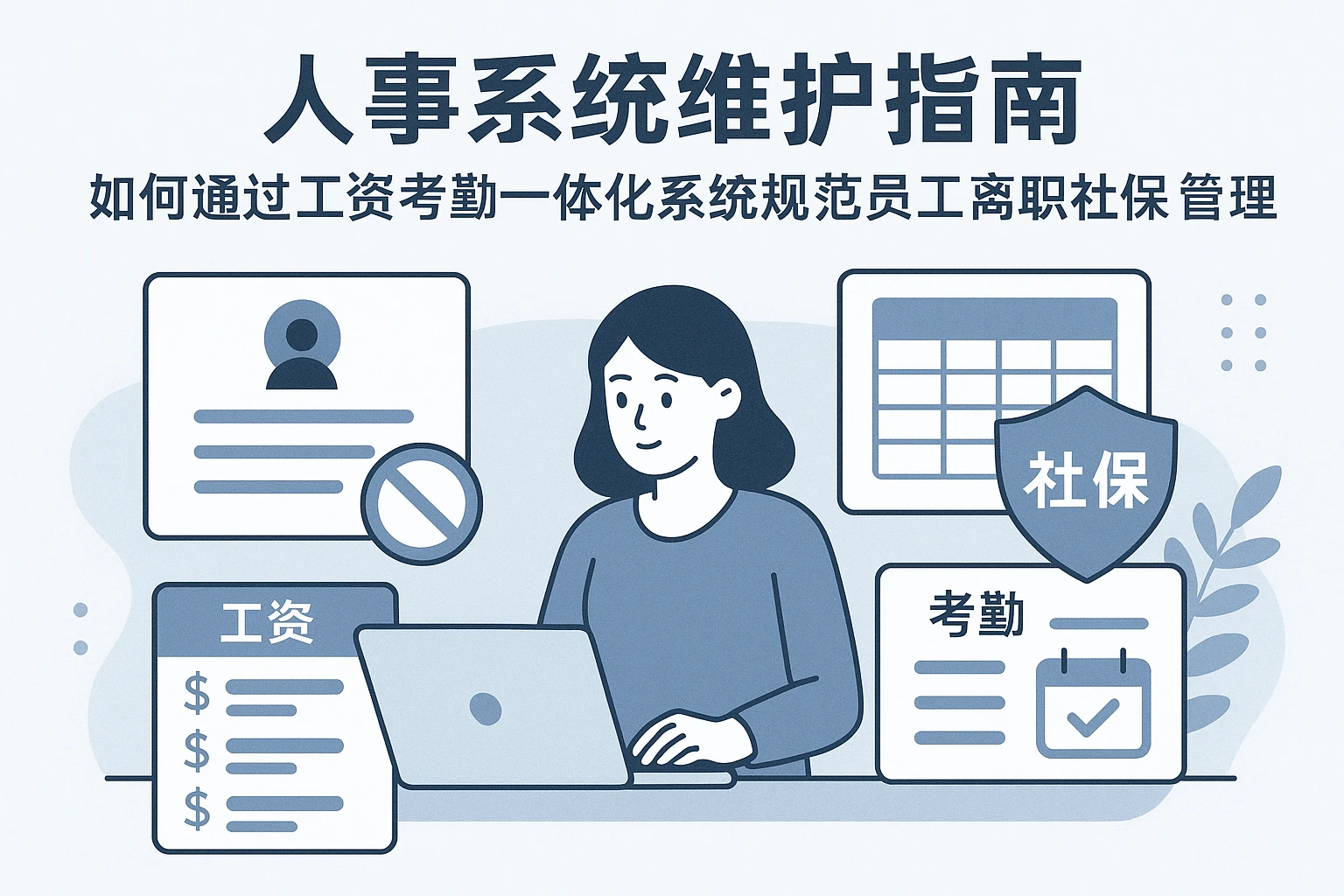 人事系统维护指南:如何通过工资考勤一体化系统规范员工离职社保管理