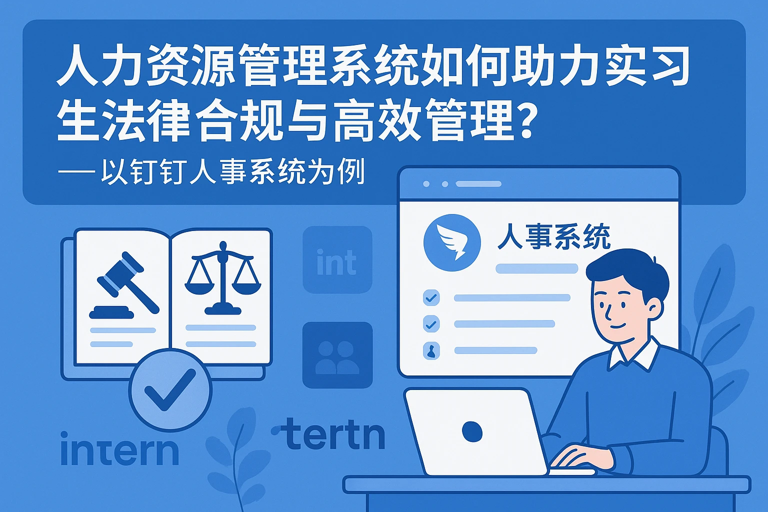 人力资源管理系统如何助力实习生法律合规与高效管理?——以钉钉人事系统为例
