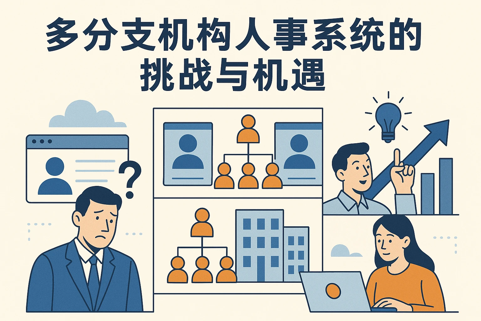 多分支机构人事系统的挑战与机遇